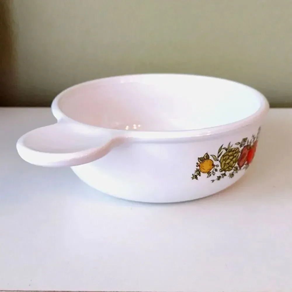 Corningware VTG Spice Of Life Print P- 150- B‎ Round Grab It Bowl